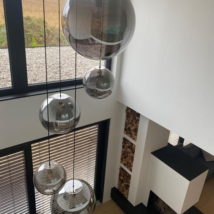 Image du produit s.luce Orb Boule de verre Lampe de galerie 5m de suspension (E27)