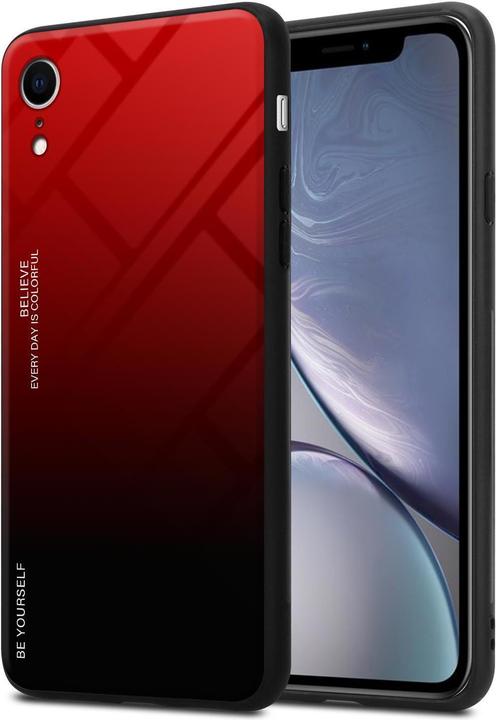 Image du produit Cadorabo TPU 2 couleurs Housse en verre (Apple iPhone XR)