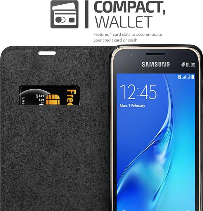 Image du produit Cadorabo Book Invis. Étui magnétique (Samsung Galaxy J1 Mini)