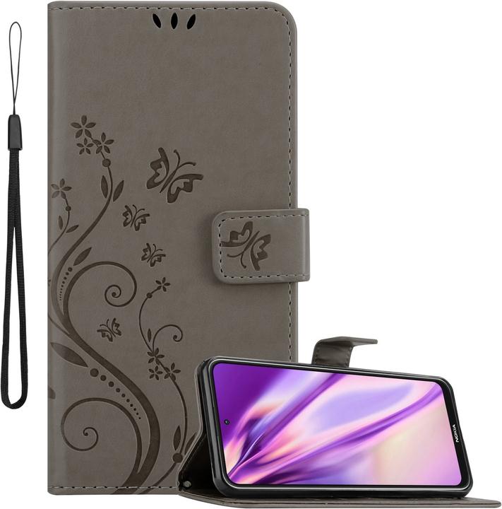 Actual product image Cadorabo Flower Book cover (Nokia X20, Nokia X10)
