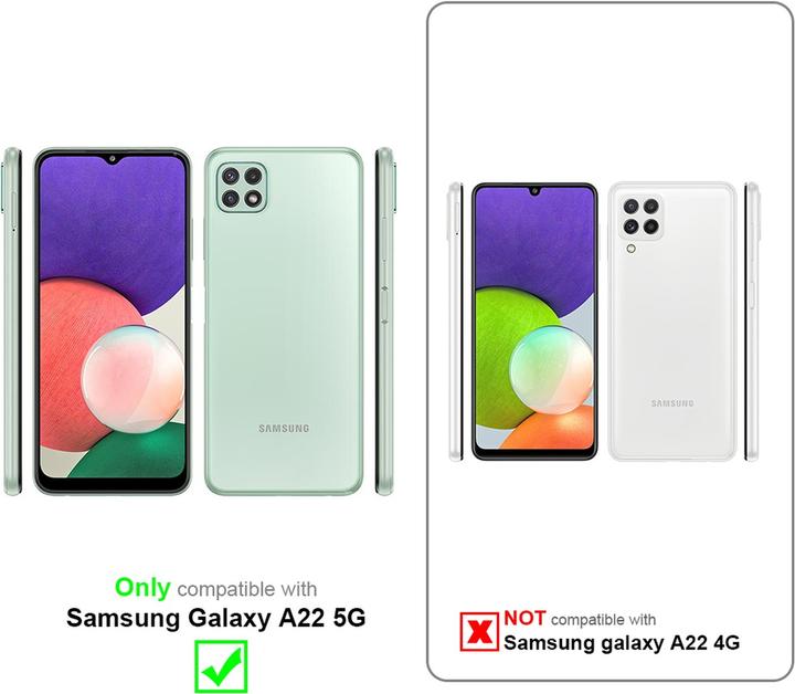 Image du produit Cadorabo TPU 2 couleurs Housse en verre (Samsung Galaxy A22 5G)