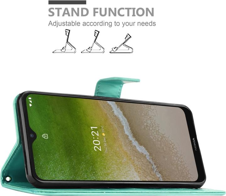 Actual product image Cadorabo Flower Book cover (Nokia G50 5G)
