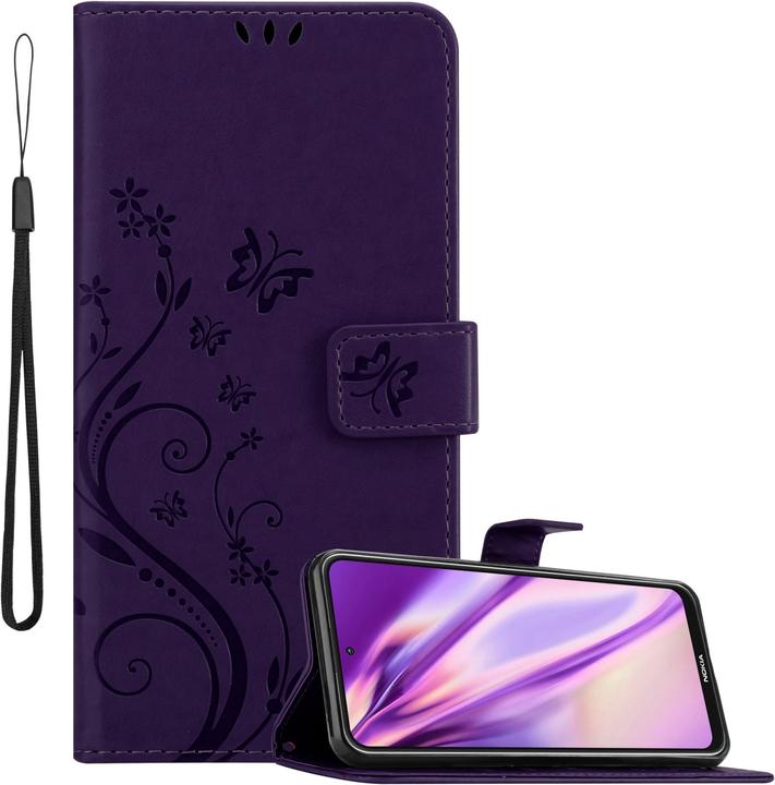 Floral dark purple