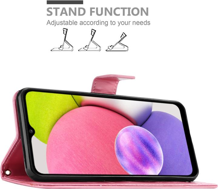 Actual product image Cadorabo Flower Book cover (Samsung Galaxy A03s)