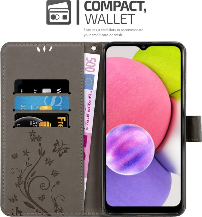 Immagine prodotto Cadorabo Copertina del libro a fiori (Samsung Galaxy A03s)
