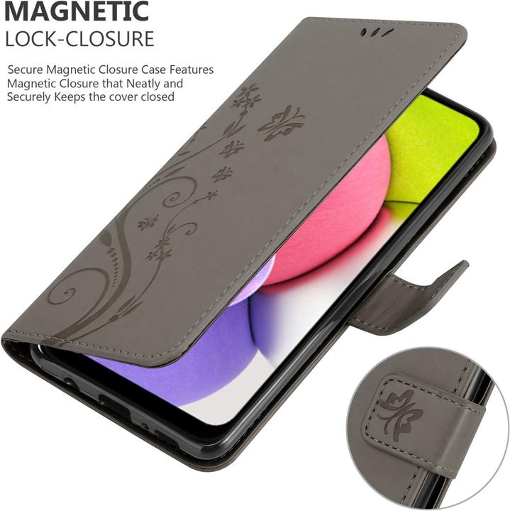 Immagine prodotto Cadorabo Copertina del libro a fiori (Samsung Galaxy A03s)