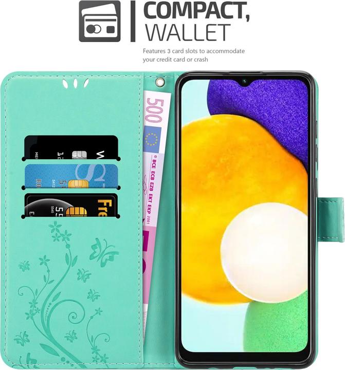 Image du produit Cadorabo Pochette Flower Book (Samsung Galaxy A13 5G)