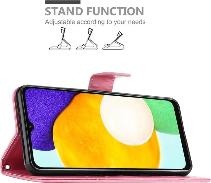 Actual product image Cadorabo Flower Book cover (Samsung Galaxy A13 5G)
