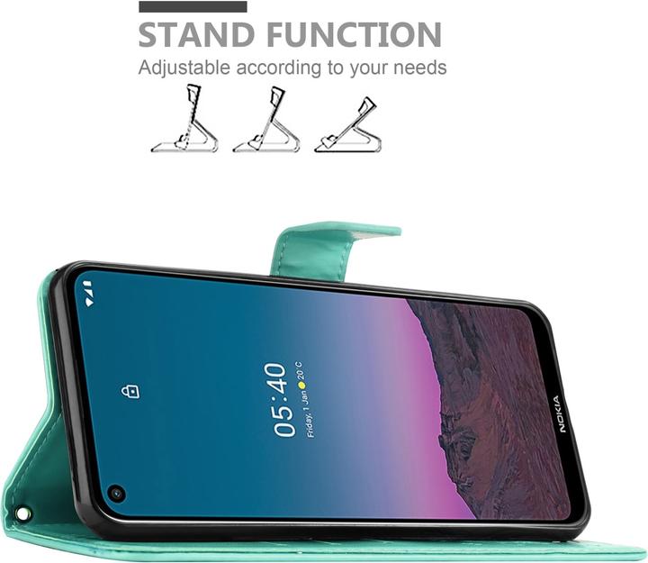 Actual product image Cadorabo Flower Book cover (Nokia 5.4)