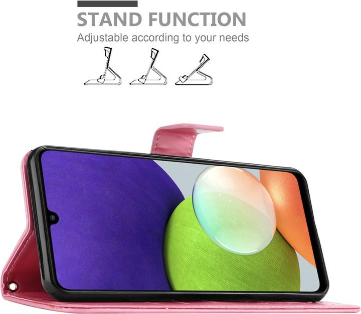 Immagine prodotto Cadorabo Copertina del libro a fiori (Samsung Galaxy M22, Samsung Galaxy A22, Samsung Galaxy A32)