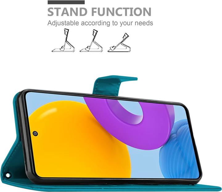 Produktbild Cadorabo Flower Book Hülle (Samsung Galaxy M52 5G)