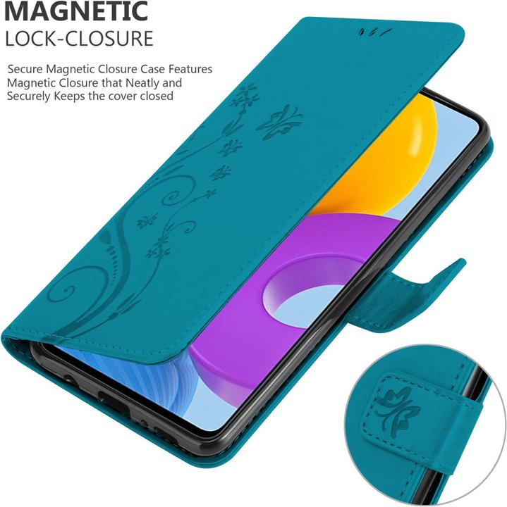 Produktbild Cadorabo Flower Book Hülle (Samsung Galaxy M52 5G)