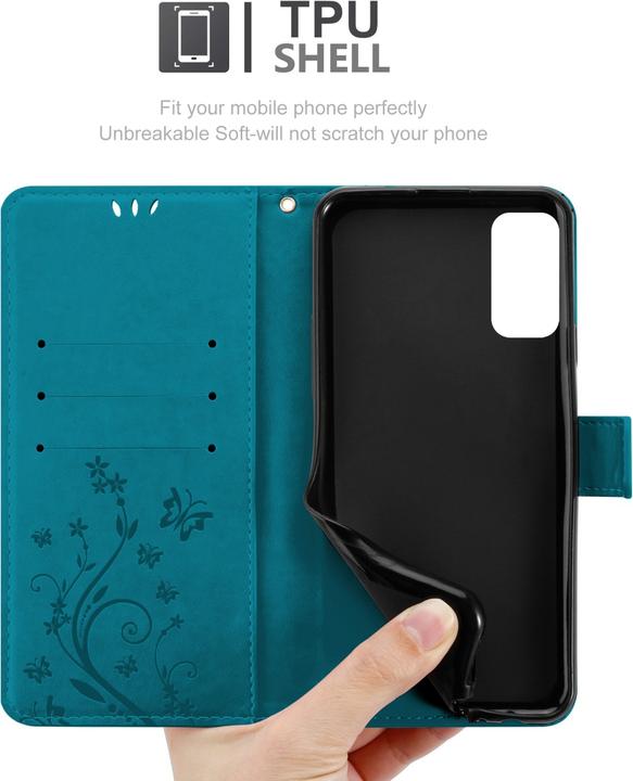 Produktbild Cadorabo Flower Book Hülle (Samsung Galaxy M52 5G)
