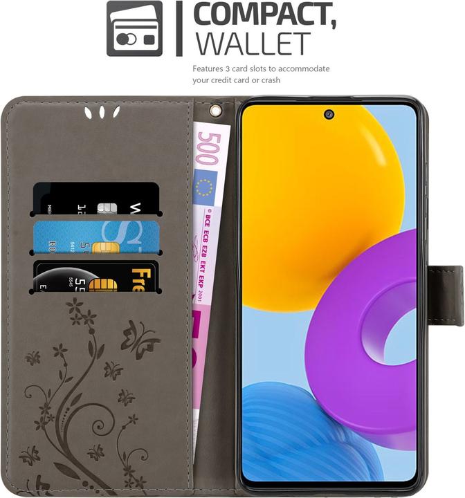 Immagine prodotto Cadorabo Copertina del libro a fiori (Samsung Galaxy M52 5G)