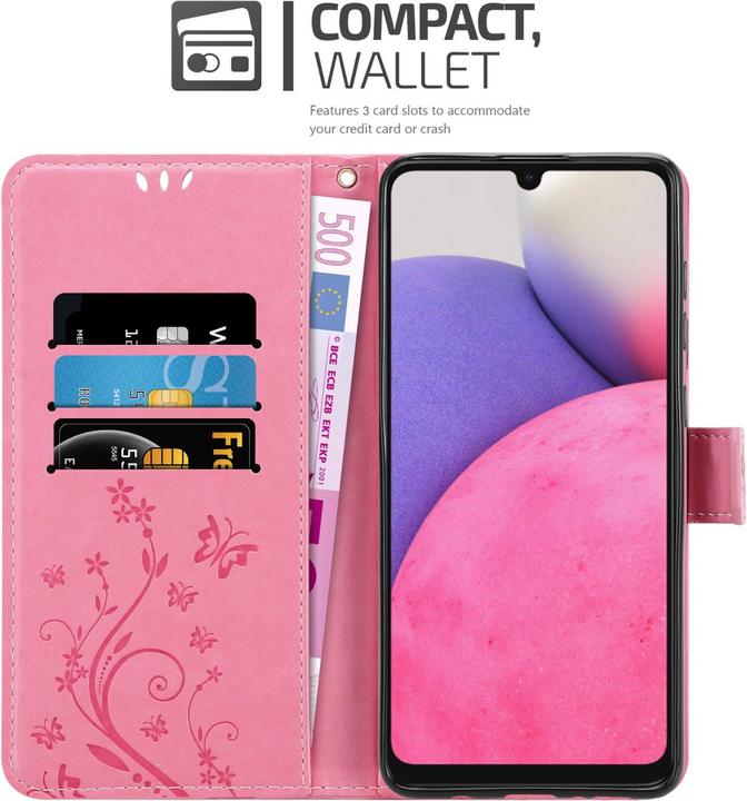 Produktbild Cadorabo Flower Book Hülle (Samsung Galaxy A33 5G)