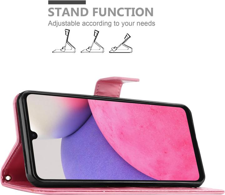 Produktbild Cadorabo Flower Book Hülle (Samsung Galaxy A33 5G)