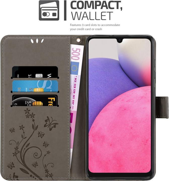 Actual product image Cadorabo Flower Book cover (Samsung Galaxy A33 5G)
