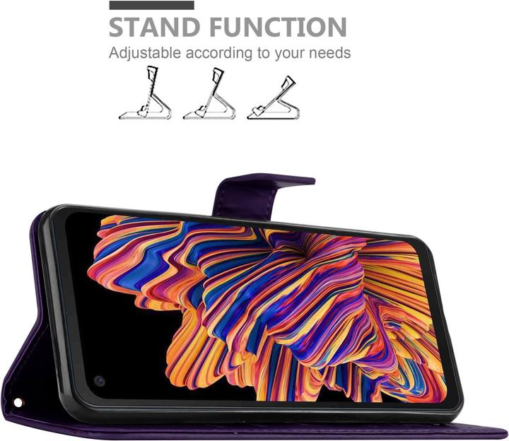 Actual product image Cadorabo Flower Book cover (Samsung Galaxy Xcover Pro)