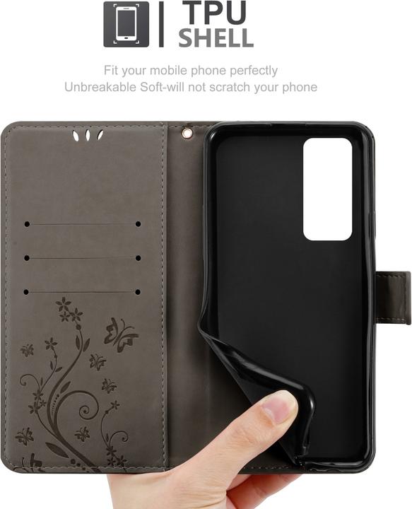 Produktbild Cadorabo Flower Book Hülle (Oppo Find X3 Neo)