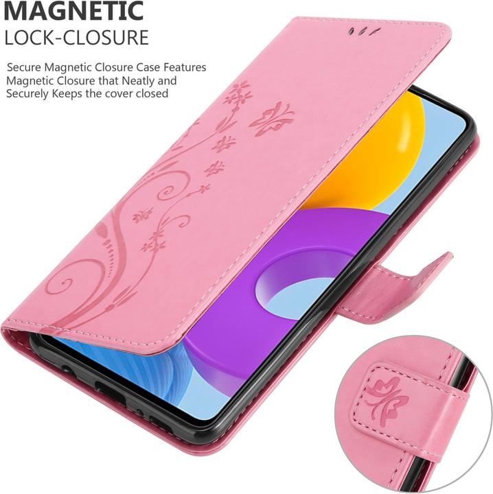 Produktbild Cadorabo Flower Book Hülle (Samsung Galaxy M52 5G)