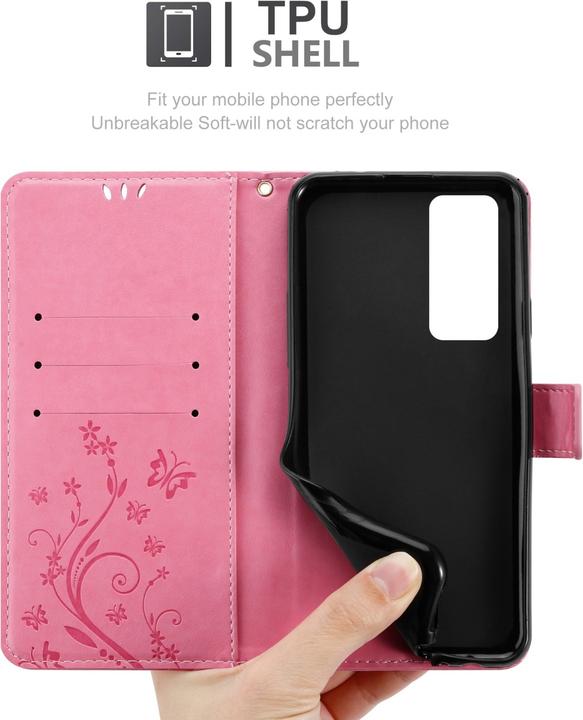 Actual product image Cadorabo Flower Book cover (Oppo Find X3 Neo)