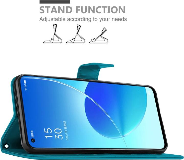 Immagine prodotto Cadorabo Copertina del libro a fiori (Oppo Reno 6 5G)