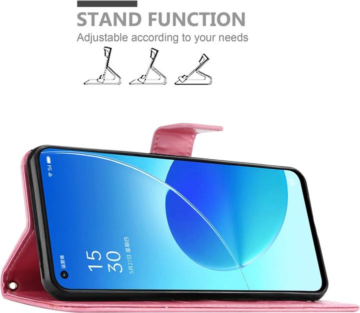 Immagine prodotto Cadorabo Copertina del libro a fiori (Oppo Reno 6 5G)