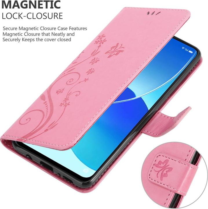 Immagine prodotto Cadorabo Copertina del libro a fiori (Oppo Reno 6 5G)