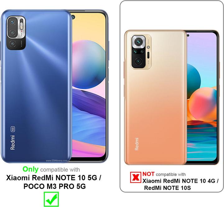 Immagine prodotto Cadorabo Custodia in silicone liquido TPU (Xiaomi Redmi Nota 10 5G, Xiaomi Poco M3 Pro 5G)