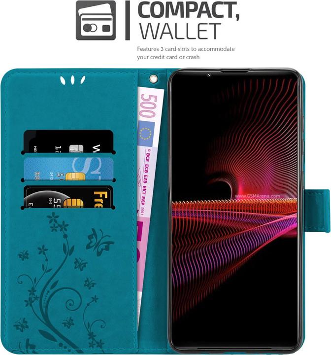 Immagine prodotto Cadorabo Copertina del libro a fiori (Sony Xperia 1 III)
