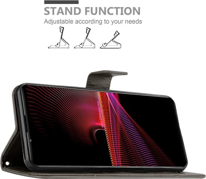 Actual product image Cadorabo Flower Book cover (Sony Xperia 1 III)