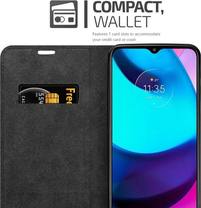 Productafbeelding Cadorabo Boek Invis. Magnetisch deksel (Motorola E30, Motorola Moto E20, Motorola Moto E40)