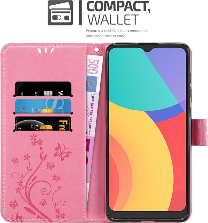 Actual product image Cadorabo Flower Book cover (Alcatel 1S (2021), Alcatel 3L)