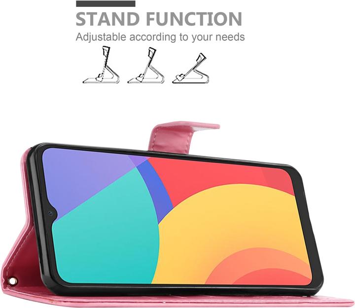 Actual product image Cadorabo Flower Book cover (Alcatel 1S (2021), Alcatel 3L)