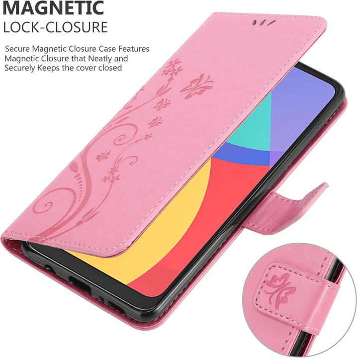 Actual product image Cadorabo Flower Book cover (Alcatel 1S (2021), Alcatel 3L)