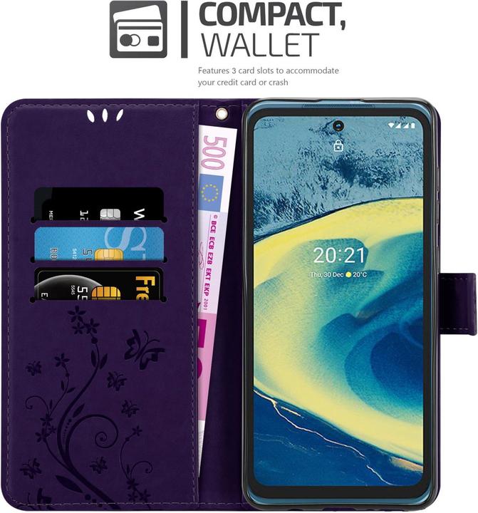 Immagine prodotto Cadorabo Copertina del libro a fiori (Nokia XR20)