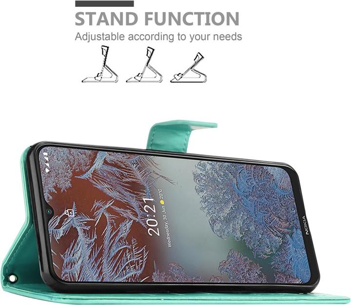 Actual product image Cadorabo Flower Book cover (Nokia G10, Nokia G20)
