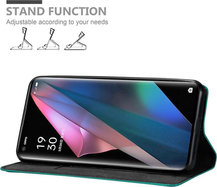 Image du produit Cadorabo Book Invis. Étui magnétique (Oppo Find X3 Pro)