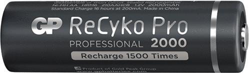 Immagine prodotto GP Batteries Batterie Gp 2 x akumuliatoriai aa/r6 gp recyko pro ni-mh 2000mah 210aahcb-5eb2 (2 pz., AA, 2000 mAh)