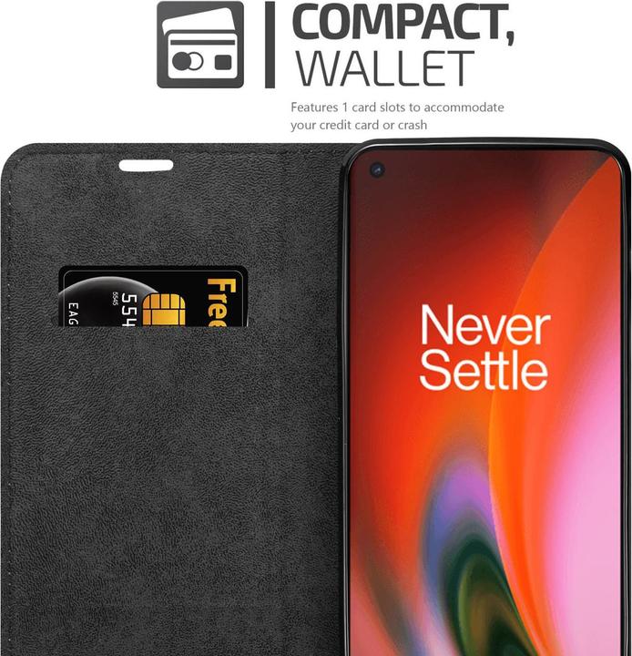 Actual product image Cadorabo Book Invis. Magnet sleeve (OnePlus Nord 2 5G)