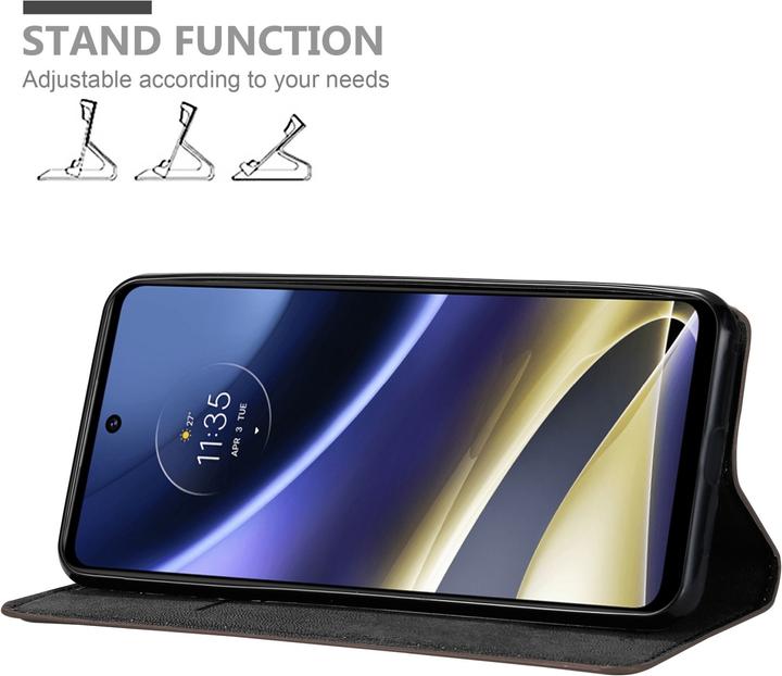 Actual product image Cadorabo Book Invis. Magnet sleeve (Motorola Moto G51 5G)