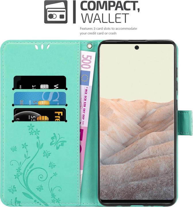 Immagine prodotto Cadorabo Copertina del libro a fiori (Google Pixel 6 Pro)