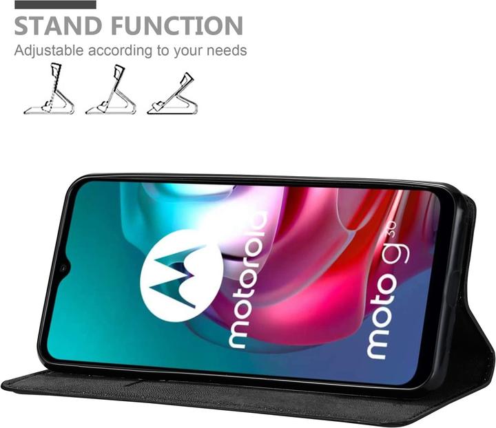 Immagine prodotto Cadorabo Libro Invis. Coperchio magnetico (Motorola Moto G10, Motorola Moto G30)