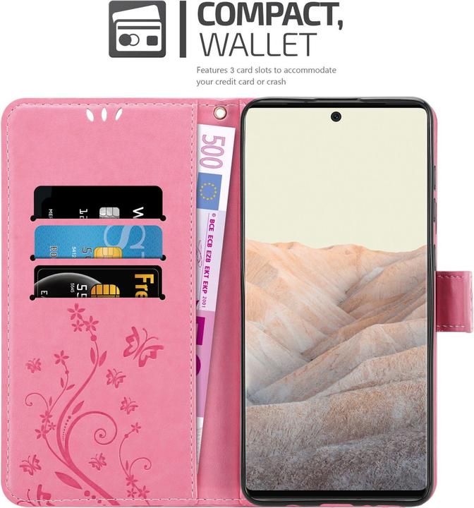 Actual product image Cadorabo Flower Book cover (Google Pixel 6 Pro)