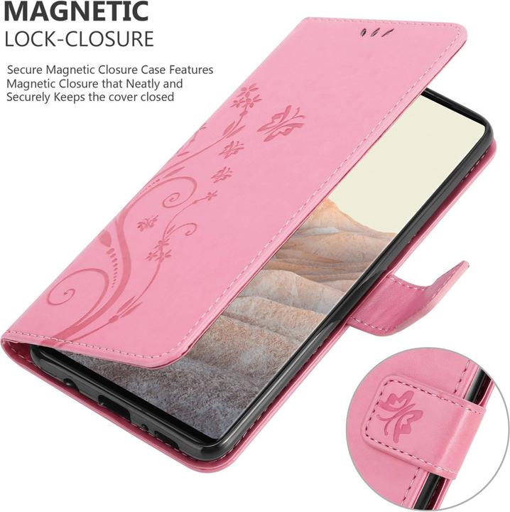 Actual product image Cadorabo Flower Book cover (Google Pixel 6 Pro)