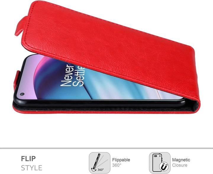 Actual product image Cadorabo Flip like Invis cover (OnePlus North CE 5G)
