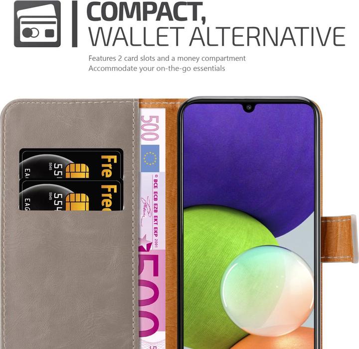 Produktbild Cadorabo Luxury Book Hülle (Samsung Galaxy M22, Samsung Galaxy A22, Samsung Galaxy A32)