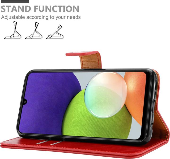 Actual product image Cadorabo Luxury Book Cover (Samsung Galaxy M22, Samsung Galaxy A22, Samsung Galaxy A32)