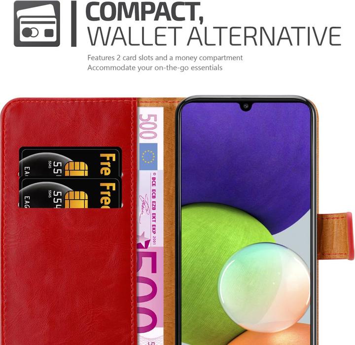 Actual product image Cadorabo Luxury Book Cover (Samsung Galaxy M22, Samsung Galaxy A22, Samsung Galaxy A32)