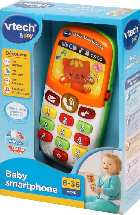 Actual product image VTech Baby Smartphone Bilingue (French)